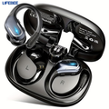 [New Over Ear Headphones] Wireless Earbuds with Pure Bass Sound | Noise Cancelling Headset, Dual-LED Display, Built-in Microphone | for Running Sports