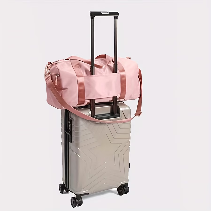 Large-Capacity High Quality Suitable for for Travel, Gym & School Bag with Dry-Wet Separation Compartments, Multifunctional Portable Carry-On Overnight Bag, Nylon Tote for Swimming, Skiing, Business, for &, Bright