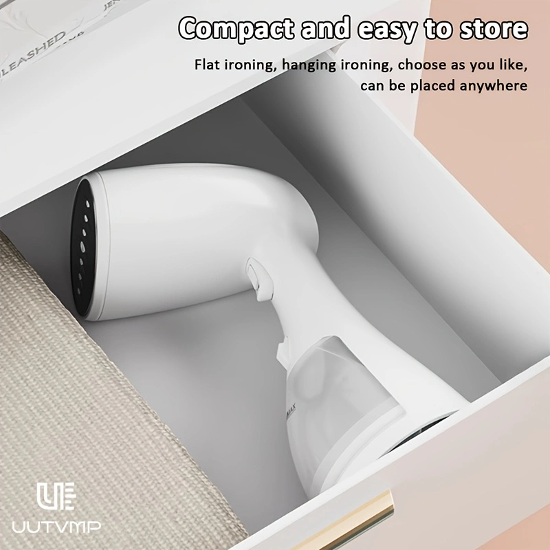 Large Capacity Handheld Garment Steamer | Powerful Steam Iron, 300ML Water Tank, 20s Fast Preheat, Quick Wrinkle Removal, Portable Mini Steamer for All Fabric Clothes