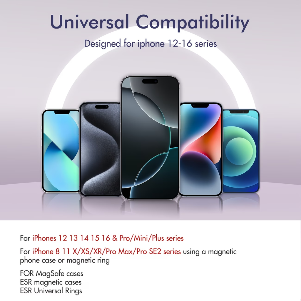 Sunthon Magnetic Wireless Charging Power Bank, 10000/5000mAh Portable Wireless Charger, 22.5W/PD20W Fast Charging Battery Pack, with LED Power Display, 2 Outputs And Dual Input External Battery Pack for iPhone 17/16/15/14/13/12 And Android Universal