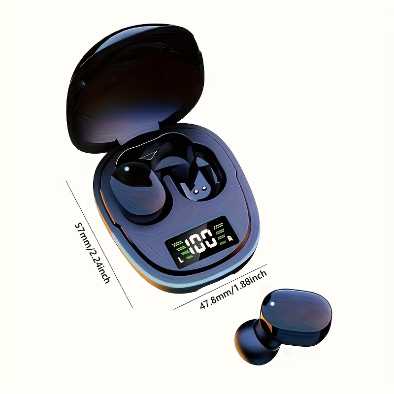 New Wireless Earphones Headphones with LED Display Touch In-EarTWS Wireless Earbuds Sports Music Game Headset for IOS/Android