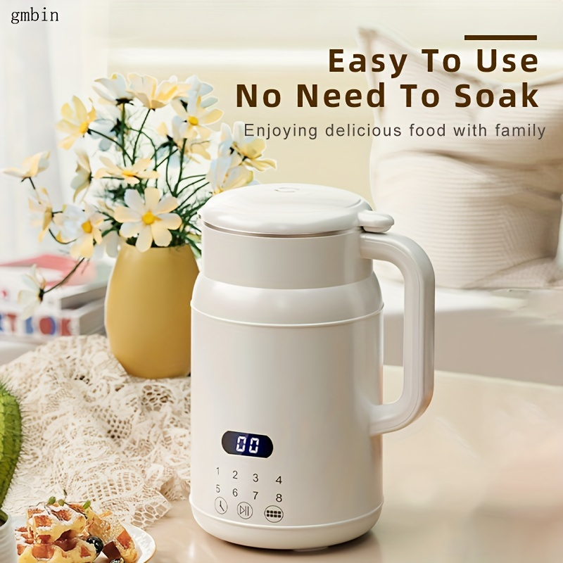 Nut Milk Maker Machine, Multi-Functional Automatic Blender with One-Touch Operation, Perfect for Homemade Almond, Oat, Plant-Based, Soy, And Coconut Milk, High Capacity Countertop Blender