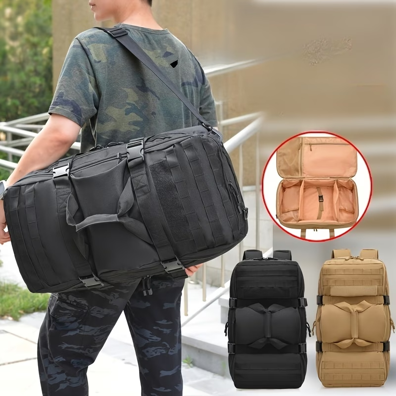 600D Ultra-Thick Fabric Luggage Bag, Gym Bag, Backpack, Tote Bag, Weekend Travel Bag for Men And Women, Large Capacity Sports Bag for Basketball, Hiking Travel Bag.