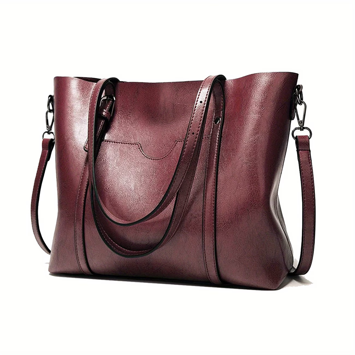 Classic Vintage Faux Leather Handbag for Women with Multiple Pockets, Suitable for Work, Travel, And Leisure, Perfect As a Birthday Gift for Mothers