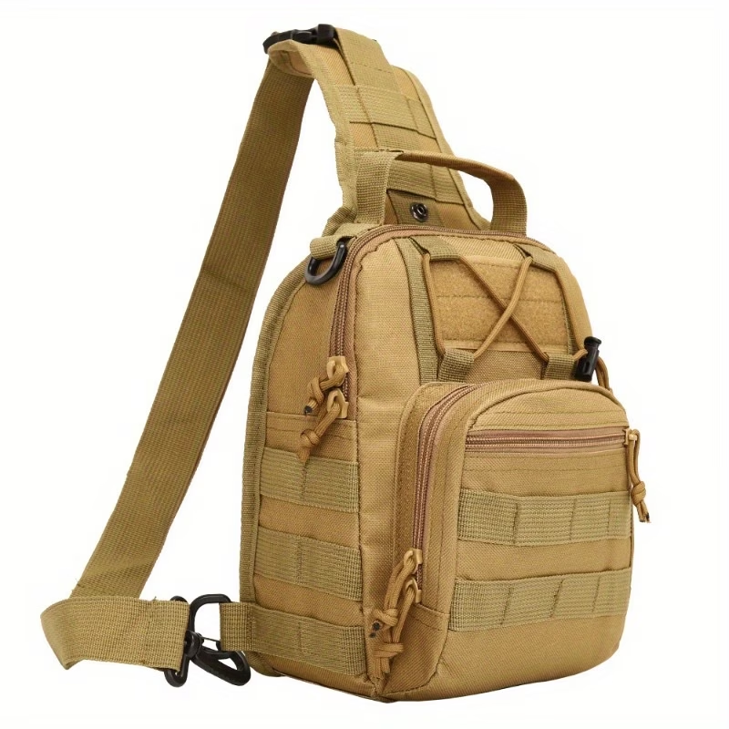 Outdoor Sports Men's Chest Bag, Crossbody/Handheld Multi-functional Tactical Small Chest Bag, Unisex