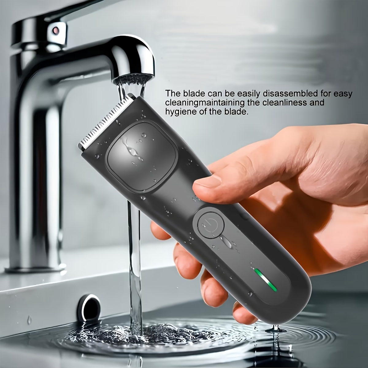 Men'S And Women'S Groin And Body Hair Trimmer, Electric Ball Trimmer, Public Grooming Tool, Comes with 2 Guard Attachments, Ceramic Blade Head, Wet And Dry Shaver, - USB Rechargeable Electric Razor, Hair Clipper, Hair Scissors, Shaver