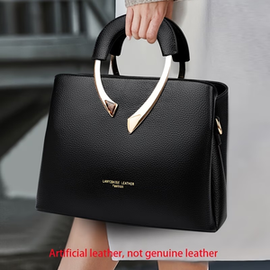 1 Light Luxury Minimalist Style Metal Decorative Handbag |, Zipper Closure, Removable Strap, Suitable for Multiple Scenarios, Multiple Carrying Methods, Lining, Vintage Style