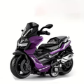 1pc of Creative Pull-Back Motorcycle Toy, a Realistic Pull-Back Scooter for Children, Featuring a Movable Handlebar And a Liftable Back Seat, a Cool Scooter Model