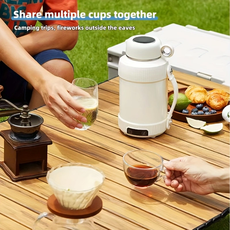 New large-capacity electric kettle, insulated water bottle, portable travel mug