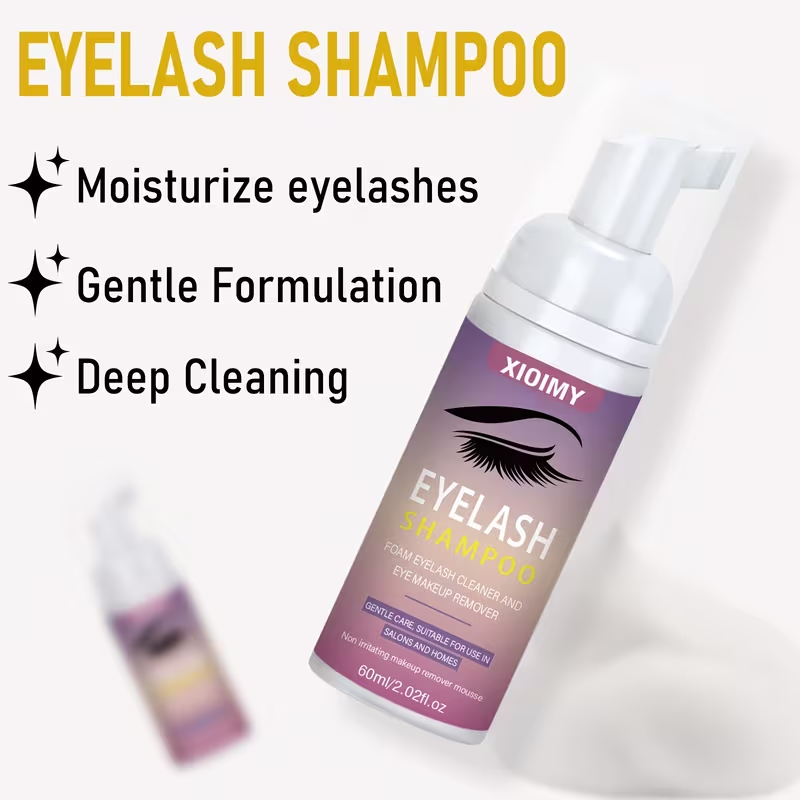 2.03oz eyelash cleaning mousse; Easy makeup removal, mild cleaning, no irritation, dedicated eye cleaning mousse, fast eyelash cleaning mousse, eyelash cleaning mousse, makeup remover, cleaning mousse, eyelash care foam