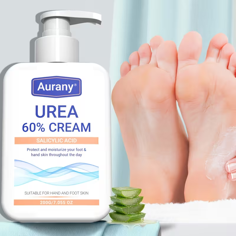 Of Cream with 60% Urea, Designed for Hands And Feet, Enriched with Salicylic Acid, Aloe Vera, Jojoba, And Tea Tree, Providing Long-Lasting Hydration for Dry Skin on Hands, Feet, And Elbows Throughout The Day