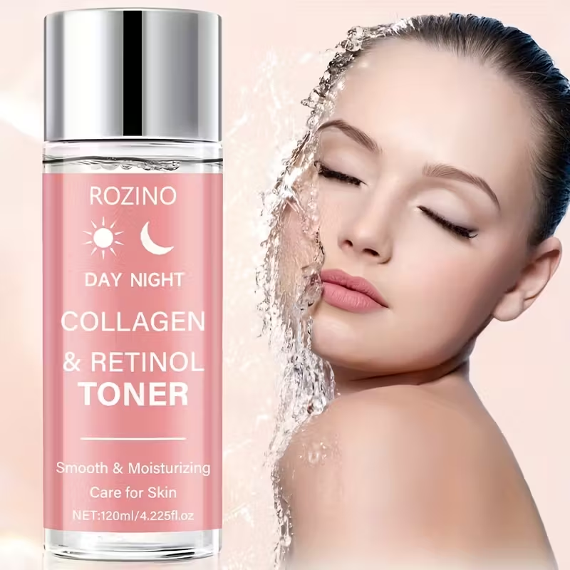 Collagen Toner Balances Skin Tone, Smooths The Skin, Instantly Tightens, And Provides an Immediate Lifting Effect, Making The Skin Appear Lighter And Brighter. It Covers, Is a Toner