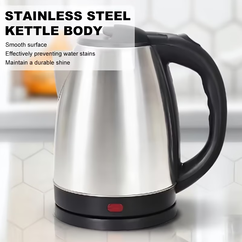 Halloween, Christmas Explosive Food Grade Electric Kettle Stainless Steel, Large Capacity Fast Kettle Automatic Power Off Household Hot Kettle
