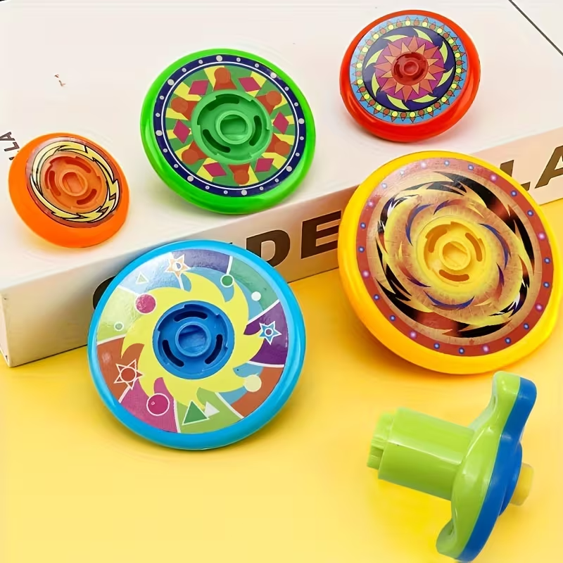 5Pcs Colorful Spinning Multi-layer Spinning Toy to Play And Battle, Stackable Spinning Toys Suitable for Multi Person Interaction of Novel Tops, Party Event Small Gifts,Halloween,Christmas Gifts