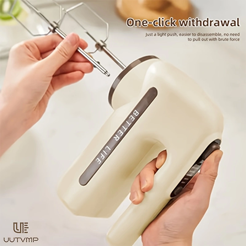 Cordless electric egg beater, household automatic cream whipper, cake baking egg beater, small hand mixer, mixer, egg beater