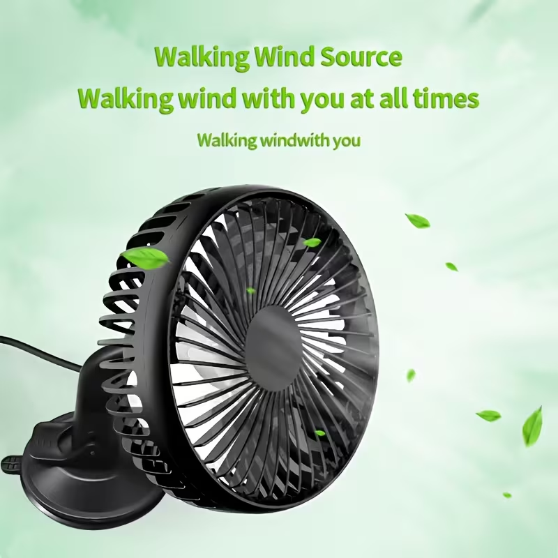 USB , USB , , Suction Cup , Three-Speed Adjustable, Powerful Airflow, Brushless Motor, Quiet Operation, Non-Slip Silicone Base, Suitable for Dashboards, Windshields, and Various Scenarios