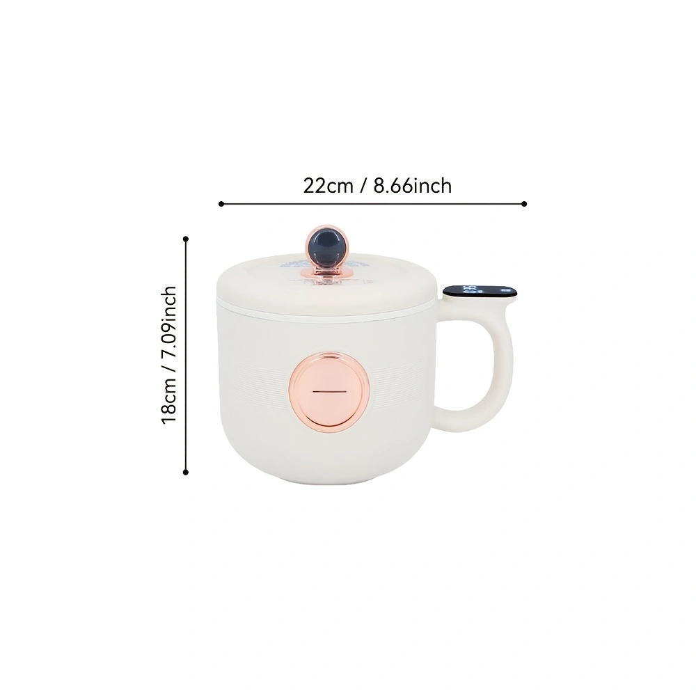 Multifunctional mini electric cooker, portable electric cooking pot, electric clay pot rice cooker for home and dormitory use