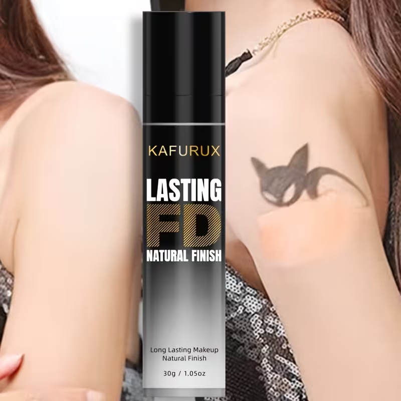 [Ultra HD Foundation] KAFUX Ultra HD Liquid Foundation | Natural Finish, Lightweight, Full Coverage for All Skin Types, Light to Medium Shades
