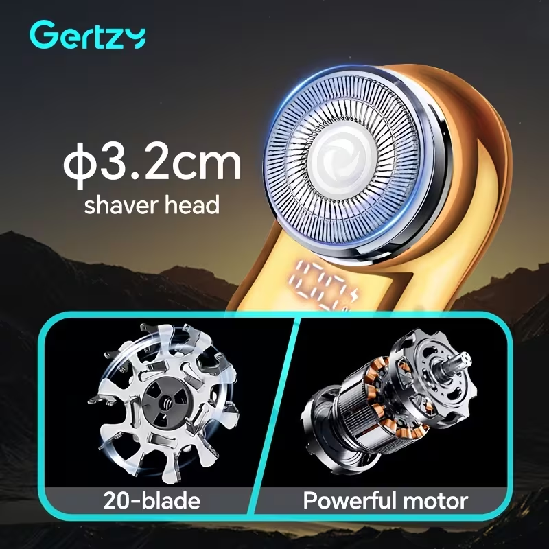 Mini Portable Electric Shaver, Electric Beard Shaver for Men, Razor for Men, Mini Shaver, Portable Shaver, USB Rechargeable Shaver for Home, Office, Car, Business Travel, Father's Day Gift.