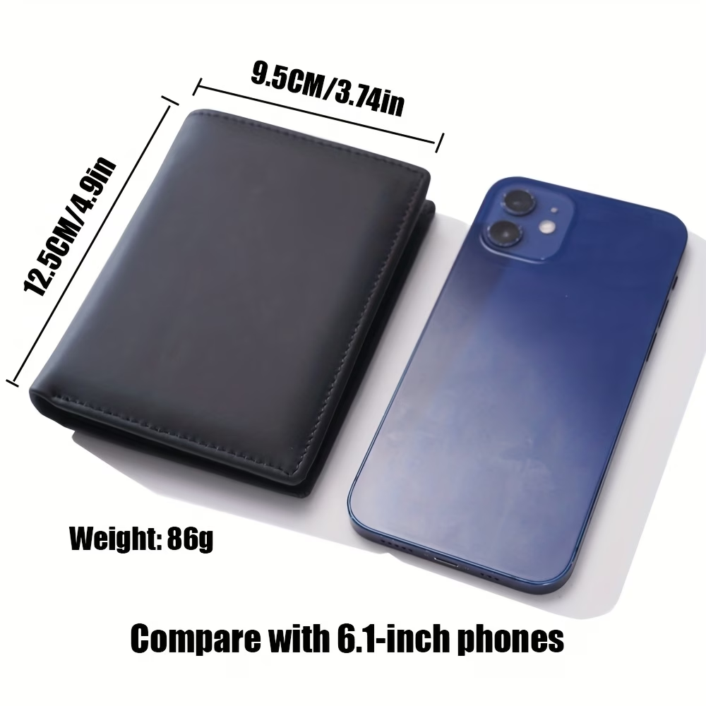 1pc Genuine Leather Wallets for Men Vintage Thin Vertical Short ID Credit Card Holder Money Bag Coin Purse Wallets for Men Women