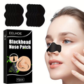 Blackhead and Pimple Nose Strips with Bamboo Charcoal, Deep Cleansing Nose Mask, 10 Sheets