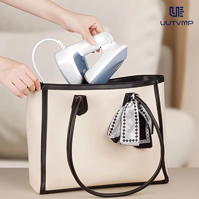 This household steam iron features high power, intelligent constant temperature descaling, 7-hole pressurized steam, a scratch-resistant ceramic soleplate, dual speed settings, and combines flat ironing and hanging ironing in one.