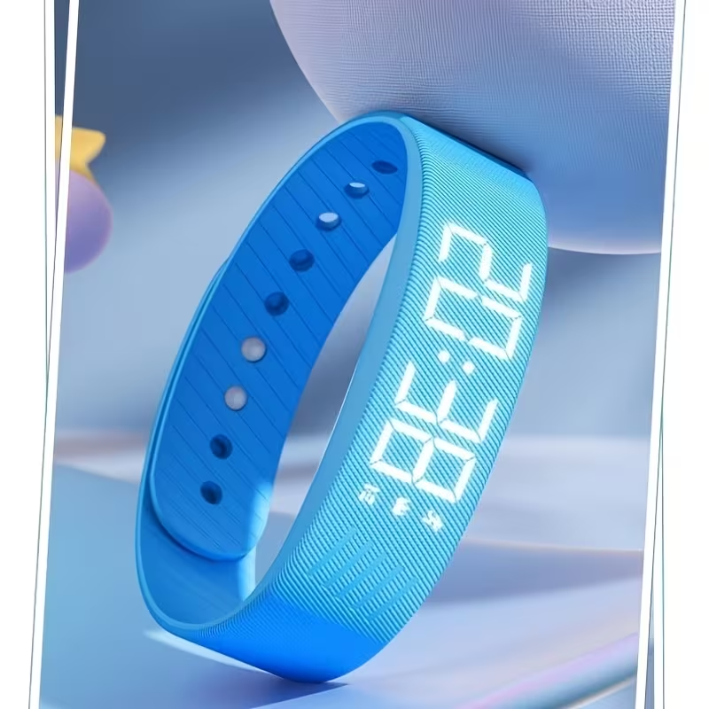 Multi-Functional Minimalist and Stylish Unisex Digital Watch with Alarm, Pedometer, Stopwatch, Luminous Display. A Fashionable Sports Multi-Function Wristwatch for Students, Comfortable to Wear Without Feeling. Perfect Holiday Gift for Any