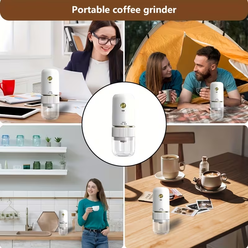 Handheld Portable Rechargeable Coffee Bean Grinder