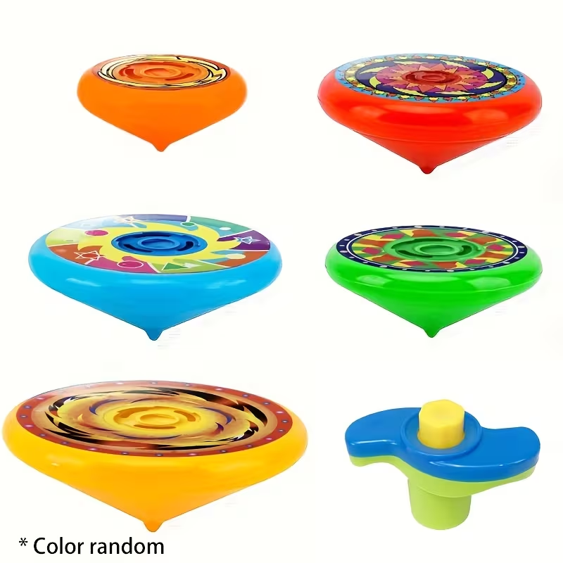 5Pcs Colorful Spinning Multi-layer Spinning Toy to Play And Battle, Stackable Spinning Toys Suitable for Multi Person Interaction of Novel Tops, Party Event Small Gifts,Halloween,Christmas Gifts