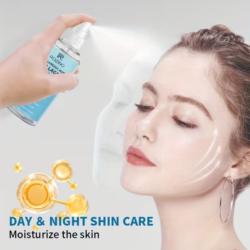 This Facial Essence Spray Contains Hyaluronic Acid And Collagen, Providing Instant Hydration. It Helps to Lift And Firm The Skin, Smooths Out Texture, And Dark Spots And Wrinkles. Suitable for Addressing Skin Redness, Dullness, Enlarged Pores