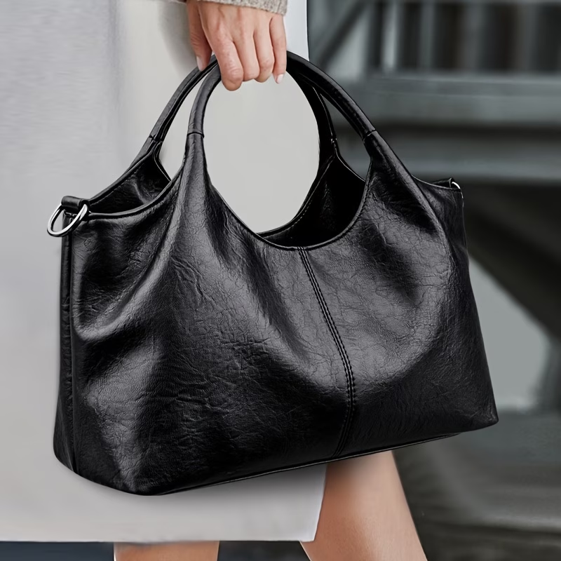 Handbag Handbag High-Quality PU Wo 's Hand Carry Simple Casual Handbag Banquet Shopping Travel Handbag