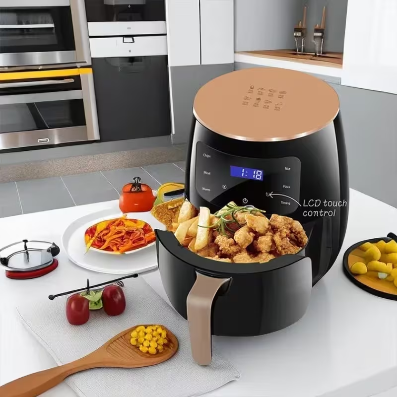 6Liters Air Fryer Large Capacity Touch Chips Machine Fried Chicken Deep Frying Pan Household