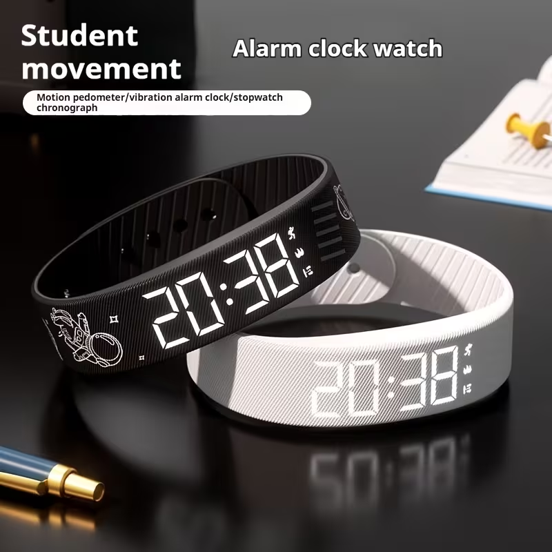 Multi-Functional Minimalist and Stylish Unisex Digital Watch with Alarm, Pedometer, Stopwatch, Luminous Display. A Fashionable Sports Multi-Function Wristwatch for Students, Comfortable to Wear Without Feeling. Perfect Holiday Gift for Any