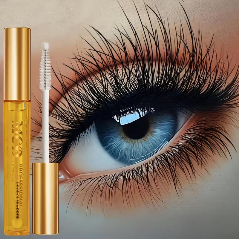 Eyelash Serum with Natural Components • Long And Curled Lashes • Gel Mascara Cream for Eye Makeup