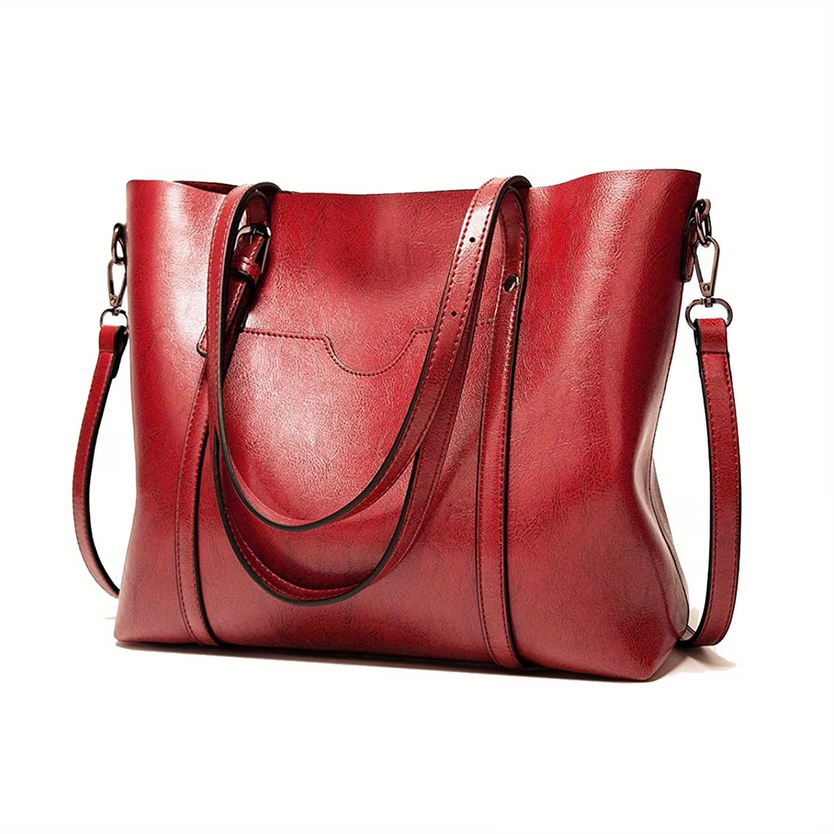 Classic Vintage Faux Leather Handbag for Women with Multiple Pockets, Suitable for Work, Travel, And Leisure, Perfect As a Birthday Gift for Mothers