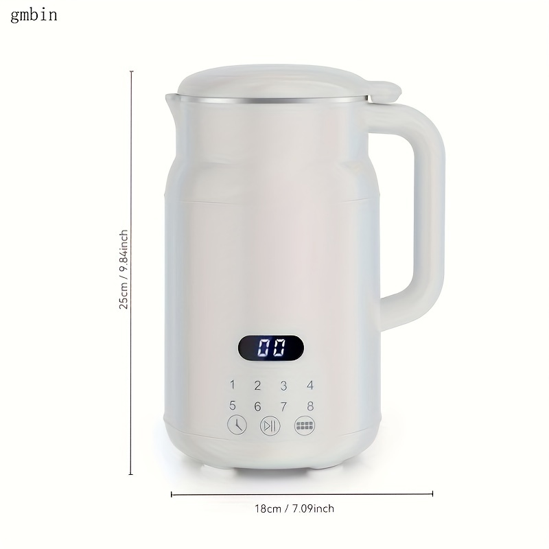 Nut Milk Maker Machine, Multi-Functional Automatic Blender with One-Touch Operation, Perfect for Homemade Almond, Oat, Plant-Based, Soy, And Coconut Milk, High Capacity Countertop Blender