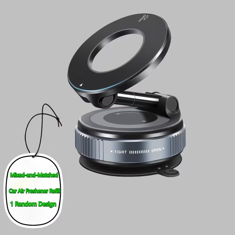 A 360° Adjustable Magnetic Phone Holder, Suitable for Use on Car Dashboards, Compatible with Iphone 16/15/14/12 Series, Portable Foldable Car Phone Stand