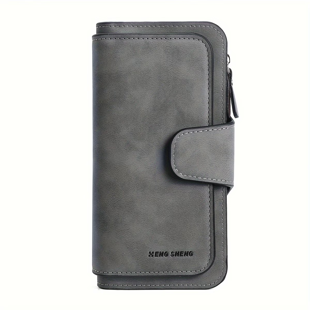 Retro Minimalist Short Walet, Solid Color Clutch Credit Card Case, Multi Card Slots Wallet