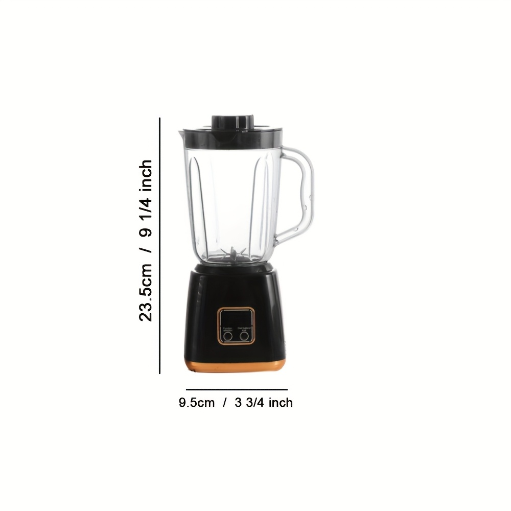 This multi-functional household food processor/food blender/juicer/vegetable blender features a 10-blade stainless steel blade, one-button start, rapid juicing, and a cordless, convenient design.