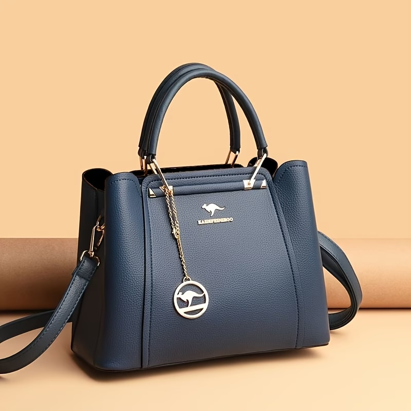 Single-Shoulder Women'S Bag 2025 New Style Tote Middle-Aged Handbag Versatile Elegant And Fashionable Mom Crossbody Bag
