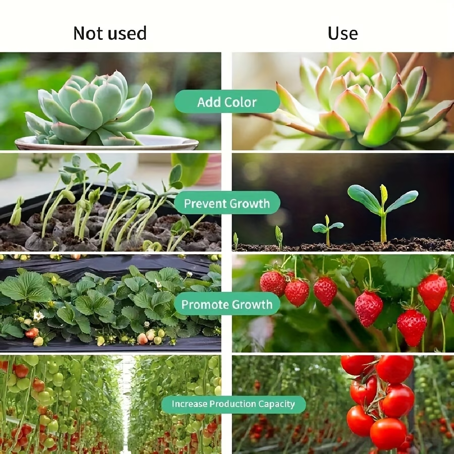 TURAOHU 1pc LED Full Spectrum Plant Grow Light USB Plant Supplementary Light for Vegetables, Succulents, Flowers, Fruits And Vegetables, Etc. Full Band Plant Grow Lights