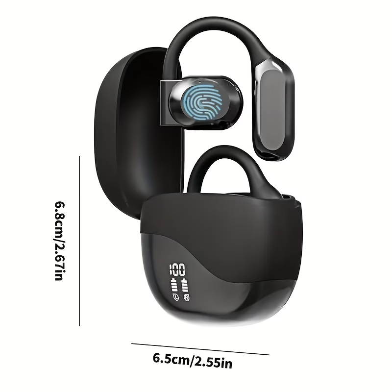 Real-Time Languages Smart AI Translation Earbuds - Translate In Real-Time, Providing Precise Simultaneous Interpretation to Eliminate Language Obstacles for Seamless Business Trips, Social Interactions, Education, Work, And Conferences