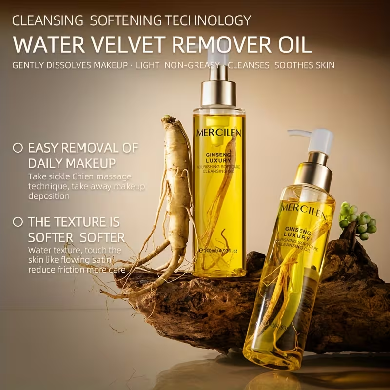 MERCILEN GINSENG LUXURY NOURISHING SOFT CARE CLEANSING OIL