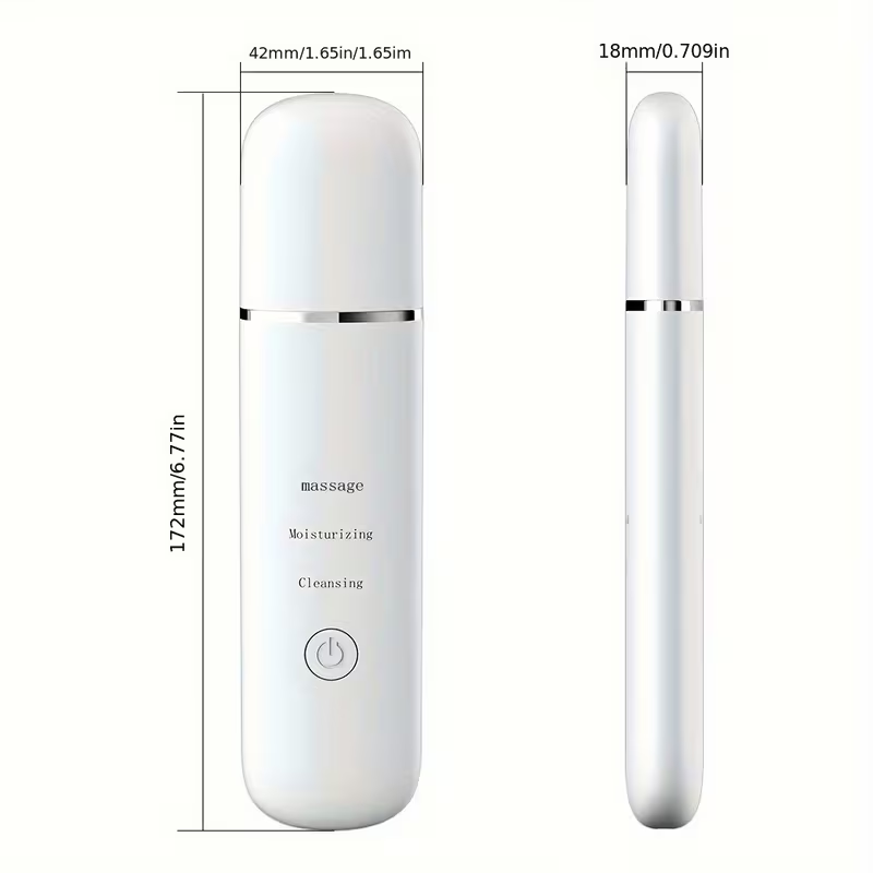 Home Use Facial Pore Cleaner Deep Cleansing Peeling Skin Scrubber Face Spatula, Skin Spatula Cleanser, Skin Spatula for Face, Facial Spatula Cleansing Electric Pore Cleanser Skin Shovel Machine