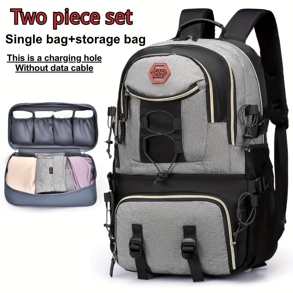 New Multifunctional Men's Fashion Backpack for Short Trips, Business Travel Bag with Multiple Pockets and Large Capacity, Laptop-Friendly, Stylish Casual Shoulder Bag, Commuter Bag, Overnight Stay Bag, Perfect for Students, Work, School