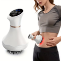 Cross-border Electric Meridian Brush Mini Portable Scraping Instrument Vibration Massager Household Whole Body Cupping Device