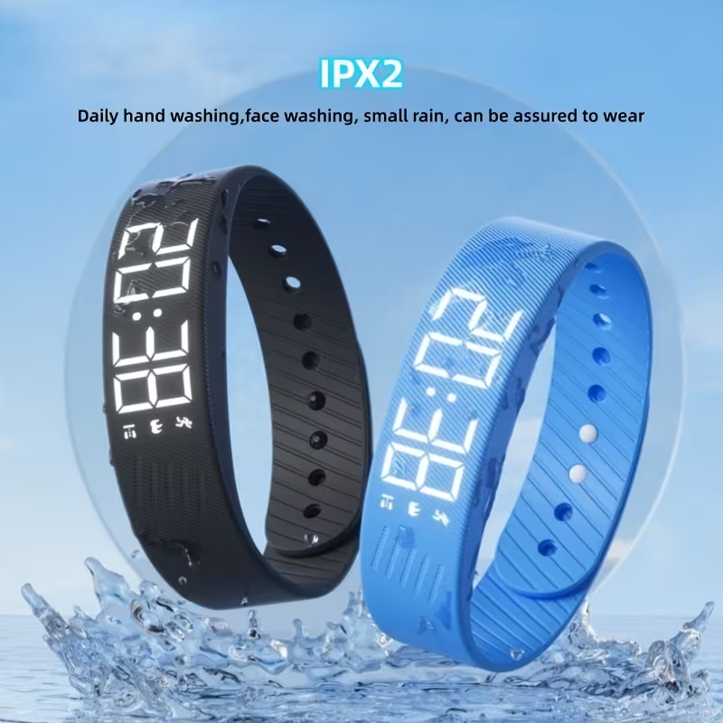 Multi-Functional Minimalist and Stylish Unisex Digital Watch with Alarm, Pedometer, Stopwatch, Luminous Display. A Fashionable Sports Multi-Function Wristwatch for Students, Comfortable to Wear Without Feeling. Perfect Holiday Gift for Any