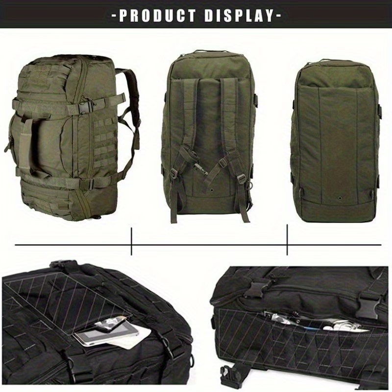 600D Ultra-Thick Fabric Luggage Bag, Gym Bag, Backpack, Tote Bag, Weekend Travel Bag for Men And Women, Large Capacity Sports Bag for Basketball, Hiking Travel Bag.