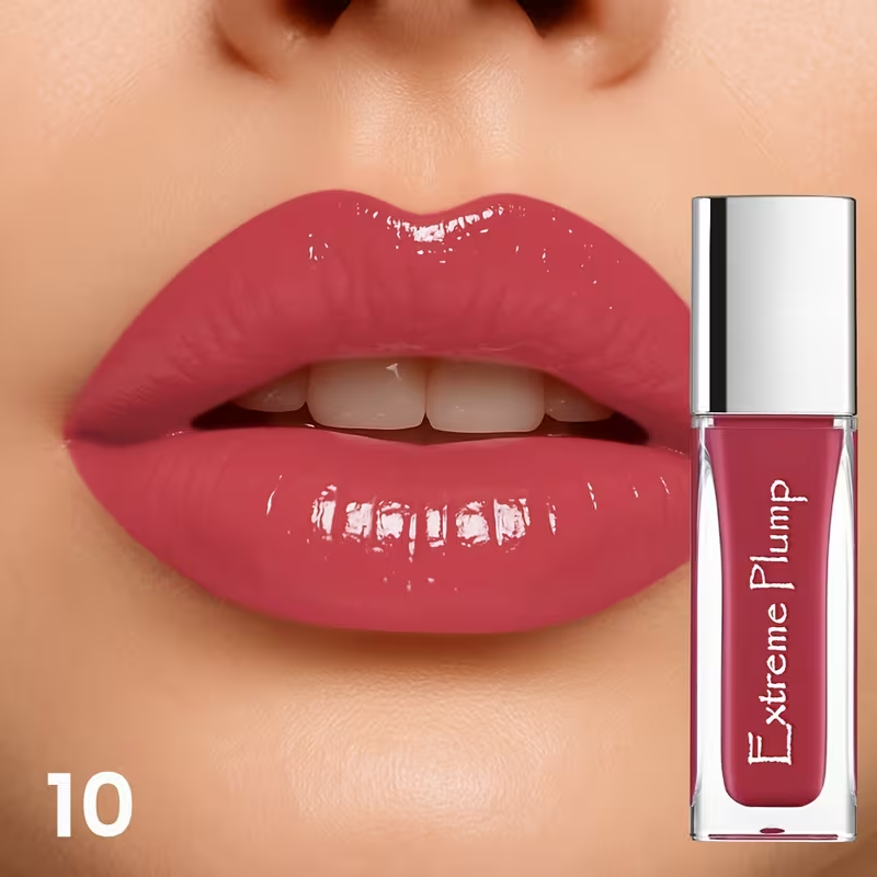 Water-Glow Mirror-like Lip Gloss, Moisturizing and Hydrating, Water-Resistant and Sweat-Proof, Suitable for Daily Makeup, Gift for Women on Special Occasions