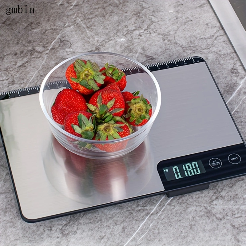 High-precision vegetable salad kitchen scale, household stainless steel food scale